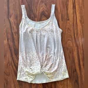 Super soft top with tie detail in front